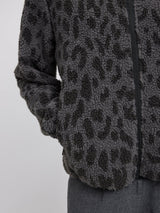 Jacket Printed Sherpa Grey/Printed | MAZINE