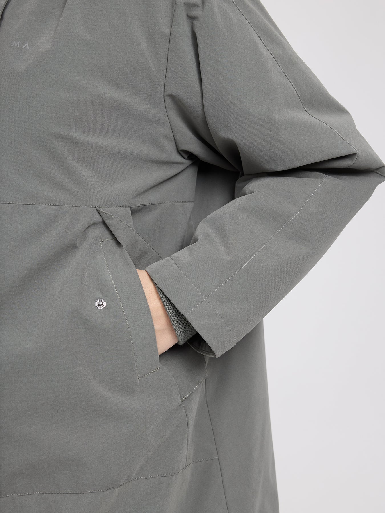 Oversized Padded Parka Light Bottle | MAZINE