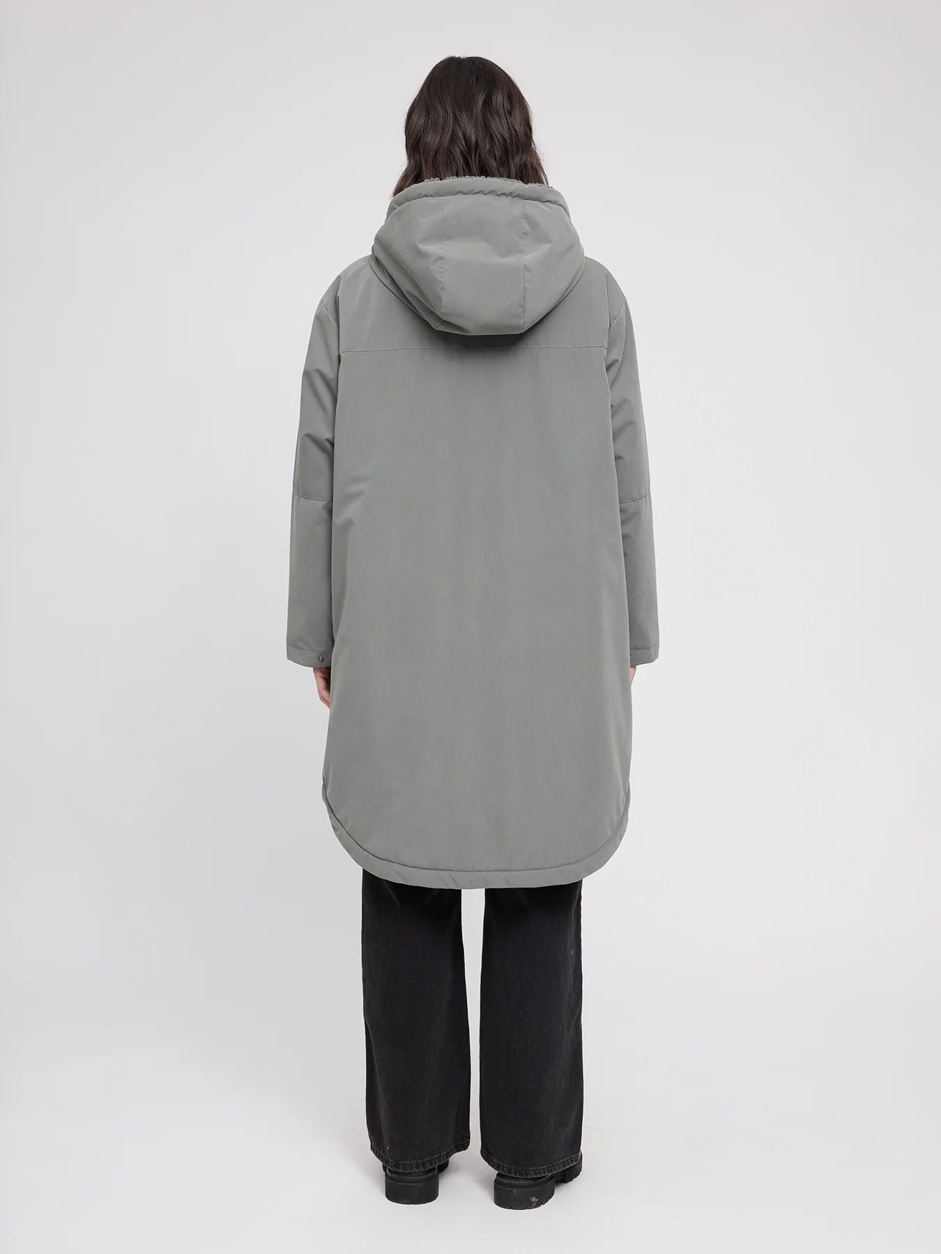 Oversized Padded Parka Light Bottle | MAZINE