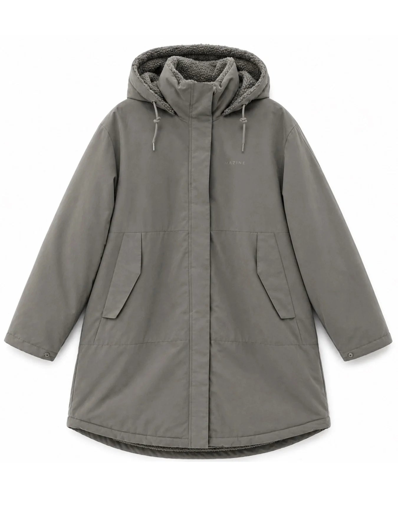Oversized Padded Parka Light Bottle | MAZINE