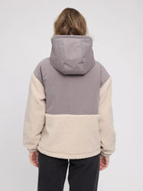 Giacca Fabric Blocking Warm Mud/Natural | MAZINE