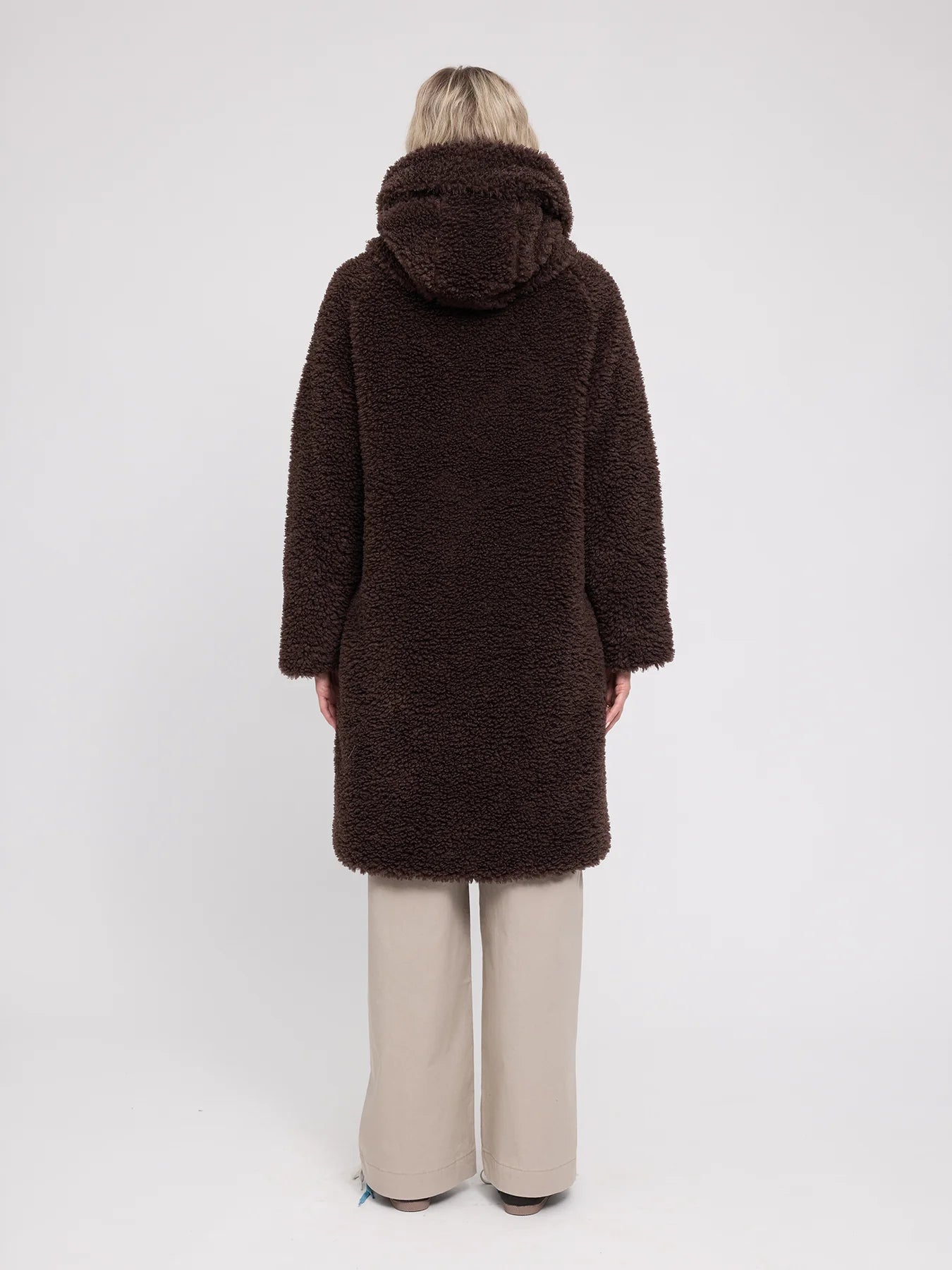 Mantel Kunstfell Black Coffee Damen | MAZINE