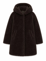 Mantel Kunstfell Black Coffee Damen | MAZINE