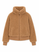 Jacket Faux-Fur Blouson Brown Woman | MAZINE