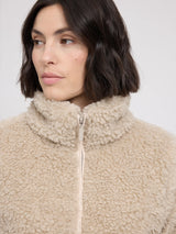 Jacke Kunstfell-Blouson Natur Damen | MAZINE