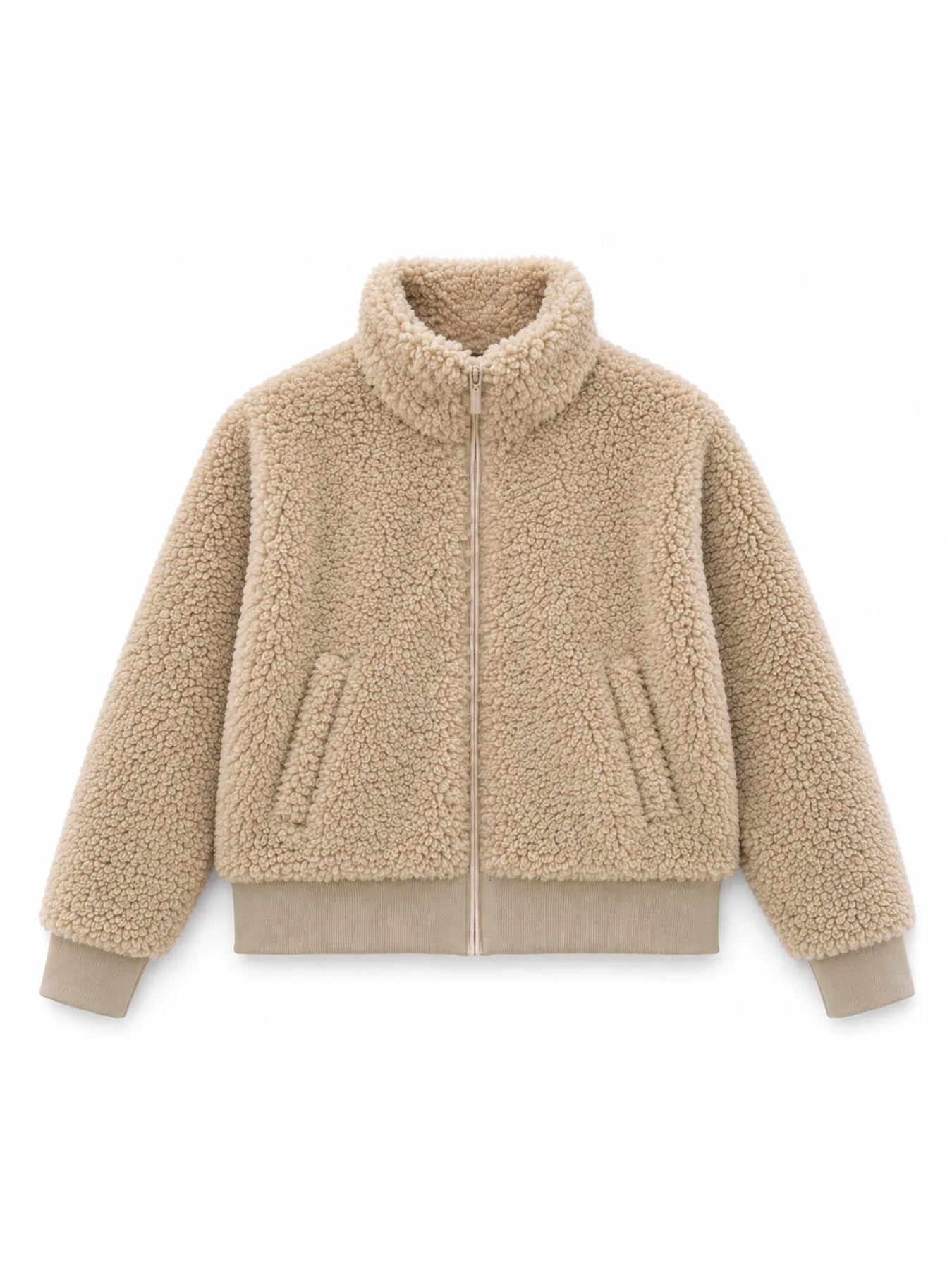 Jacke Kunstfell-Blouson Natur Damen | MAZINE