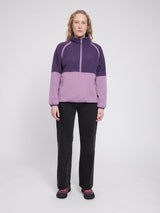 Jacket Fleece Half-Zip Purple Indigo | MAZINE