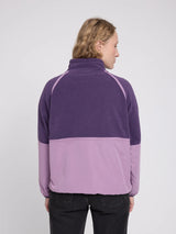 Jacket Fleece Half-Zip Purple Indigo | MAZINE