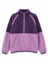Jacket Fleece Half-Zip Purple Indigo | MAZINE