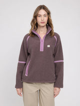 Maglione a mezza zip in pile teddy Sparrow | MAZINE