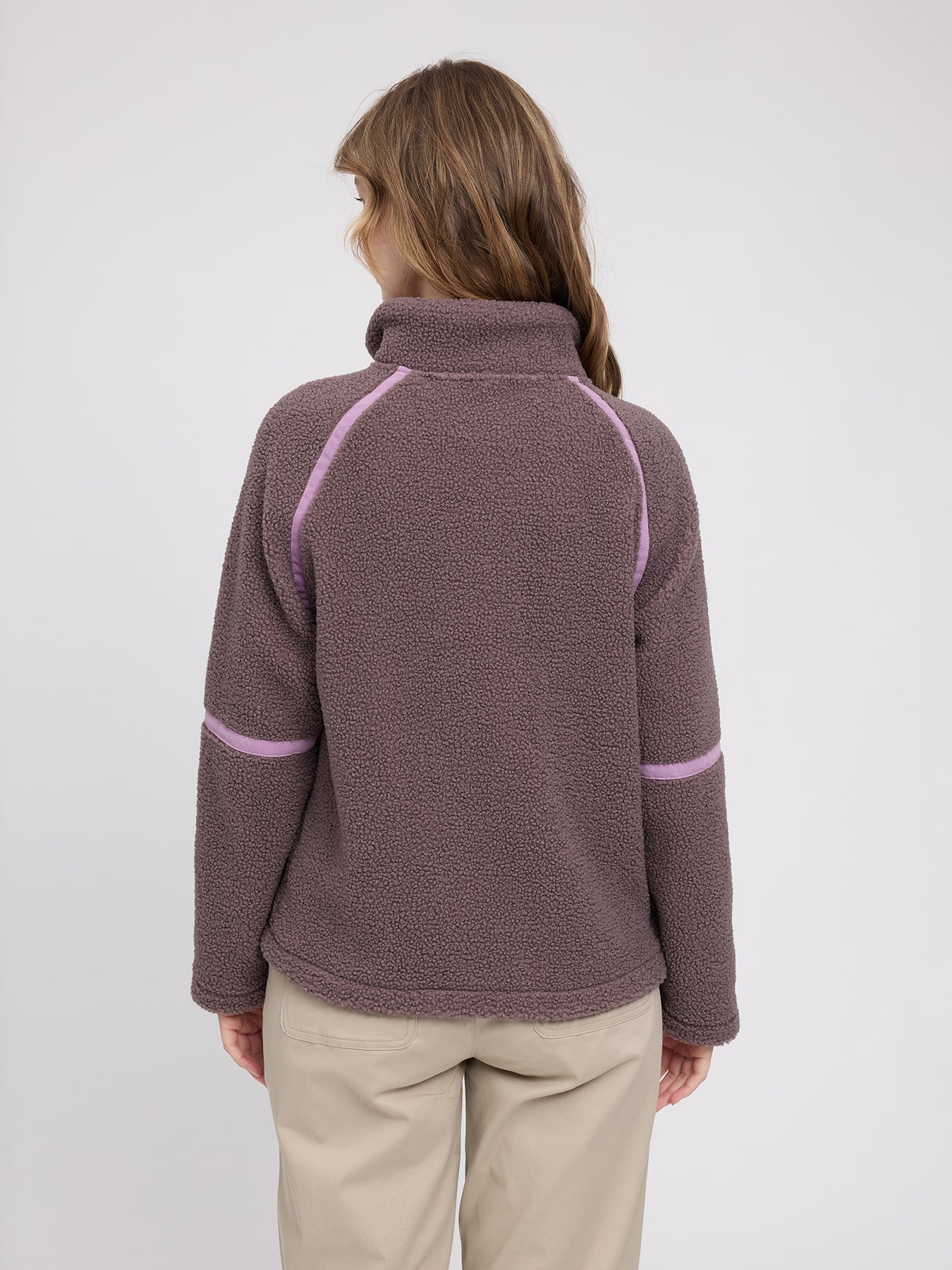 Maglione a mezza zip in pile teddy Sparrow | MAZINE