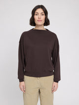 Sweatshirt Turtleneck Black Coffee Woman | MAZINE