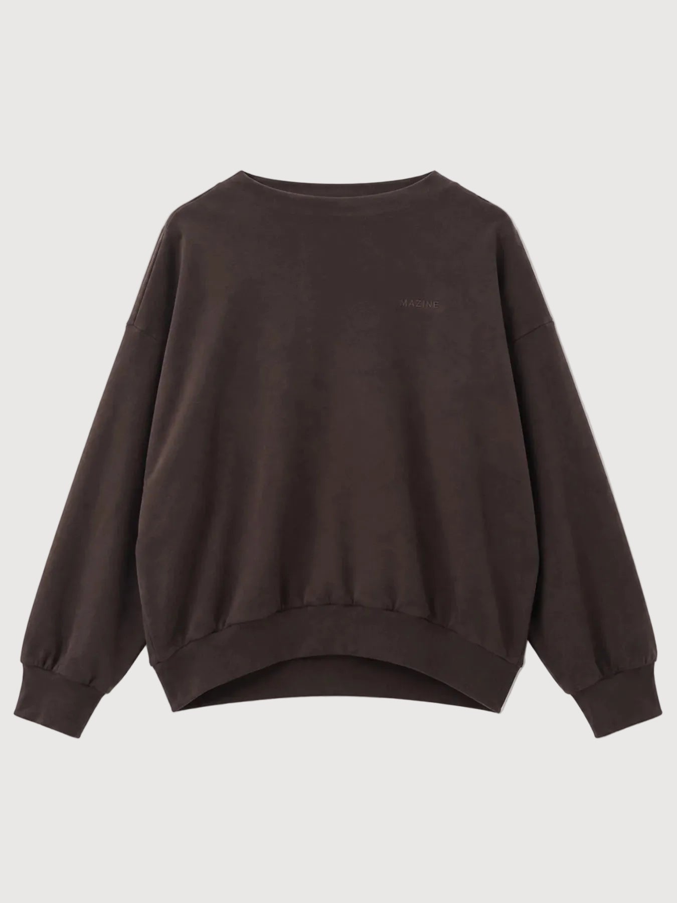 Sweatshirt Turtleneck Black Coffee Woman | MAZINE