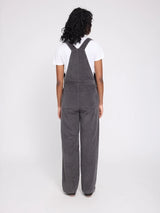 Anthra cotton corduroy jumpsuit dress by MAZINE, featuring a stylish dungaree design with shoulder straps and front pockets.