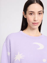 Moon Jacquard Knit Jumper | Mazine