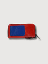 Wallet F256 Barrow Red/Blue In Used Truck Tarps | Freitag