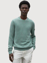 Sweater Tail Green in Organic Cotton | Ecoalf