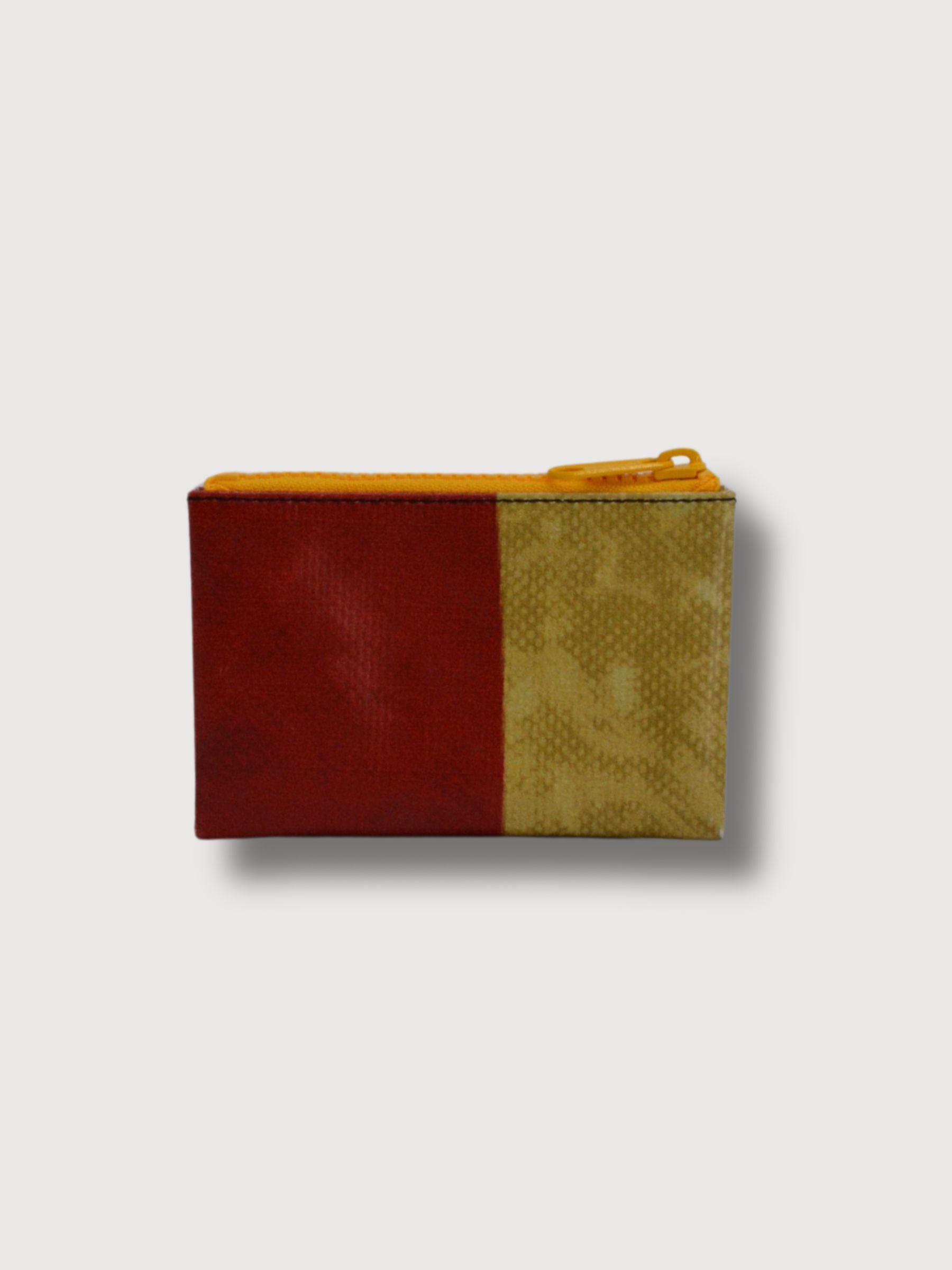 Pouch F05 Blair Red and Yellow In Used Truck Tarps | Freitag