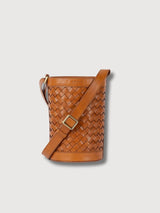 Bag Zola Cognac Woven Leather | O My Bag