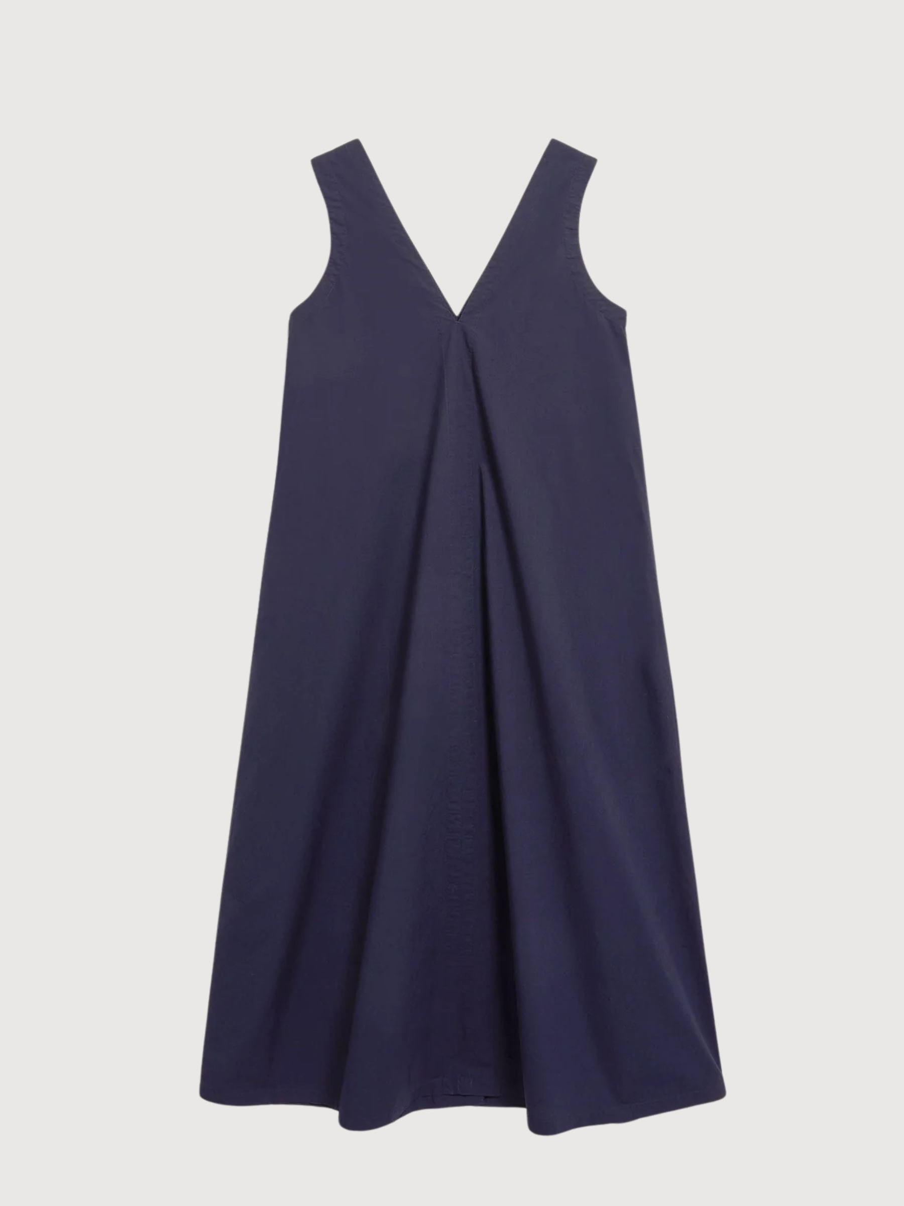 Maxi V-Neck Dress Tinted Navy | Armedangels