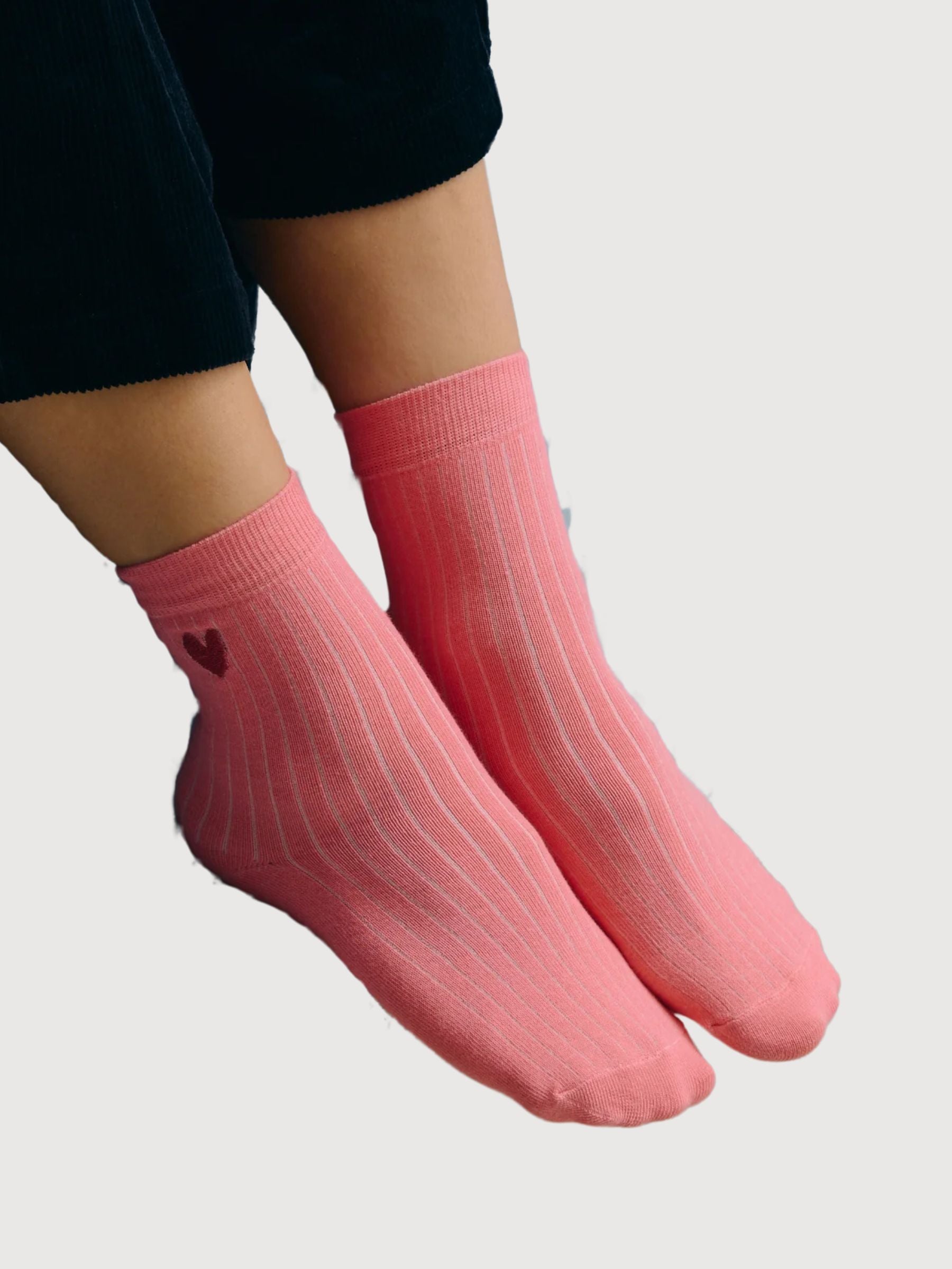 HEART SOCKS BUBBLEGUM | JUTELAUNE