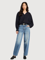 Blouse OCS Midnight in Cotton | Lanius