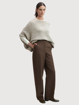 Pullover Irmgard Woman Natur Virgin Wool | Stapf