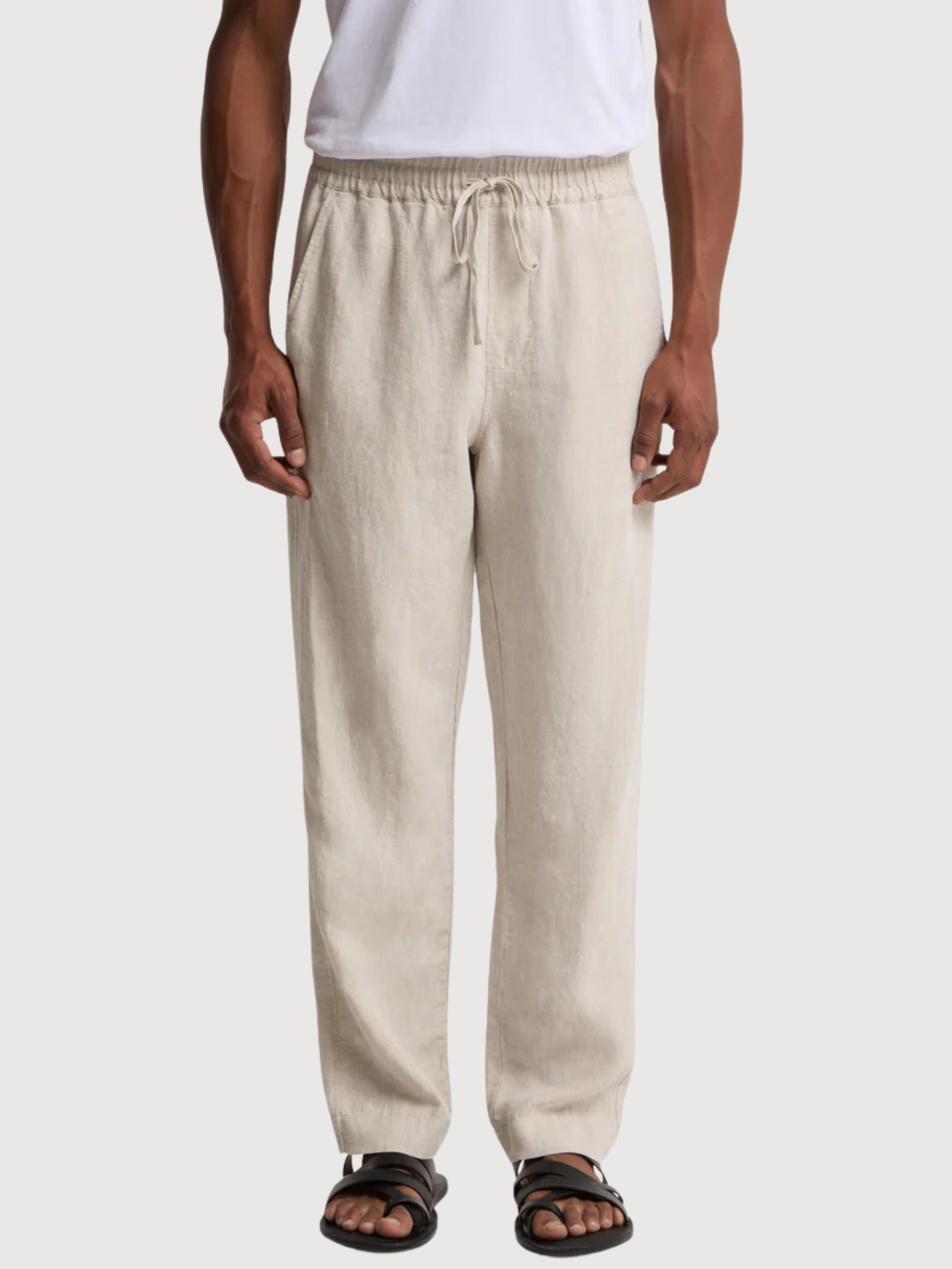 Trouser Martin Man Undyed Linen | Kings Of Indigo