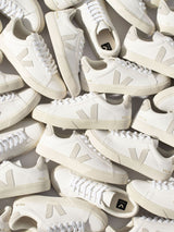 Schuhe Campo Extra-White_Natural-Suede in nachhaltigem Leder | Veja