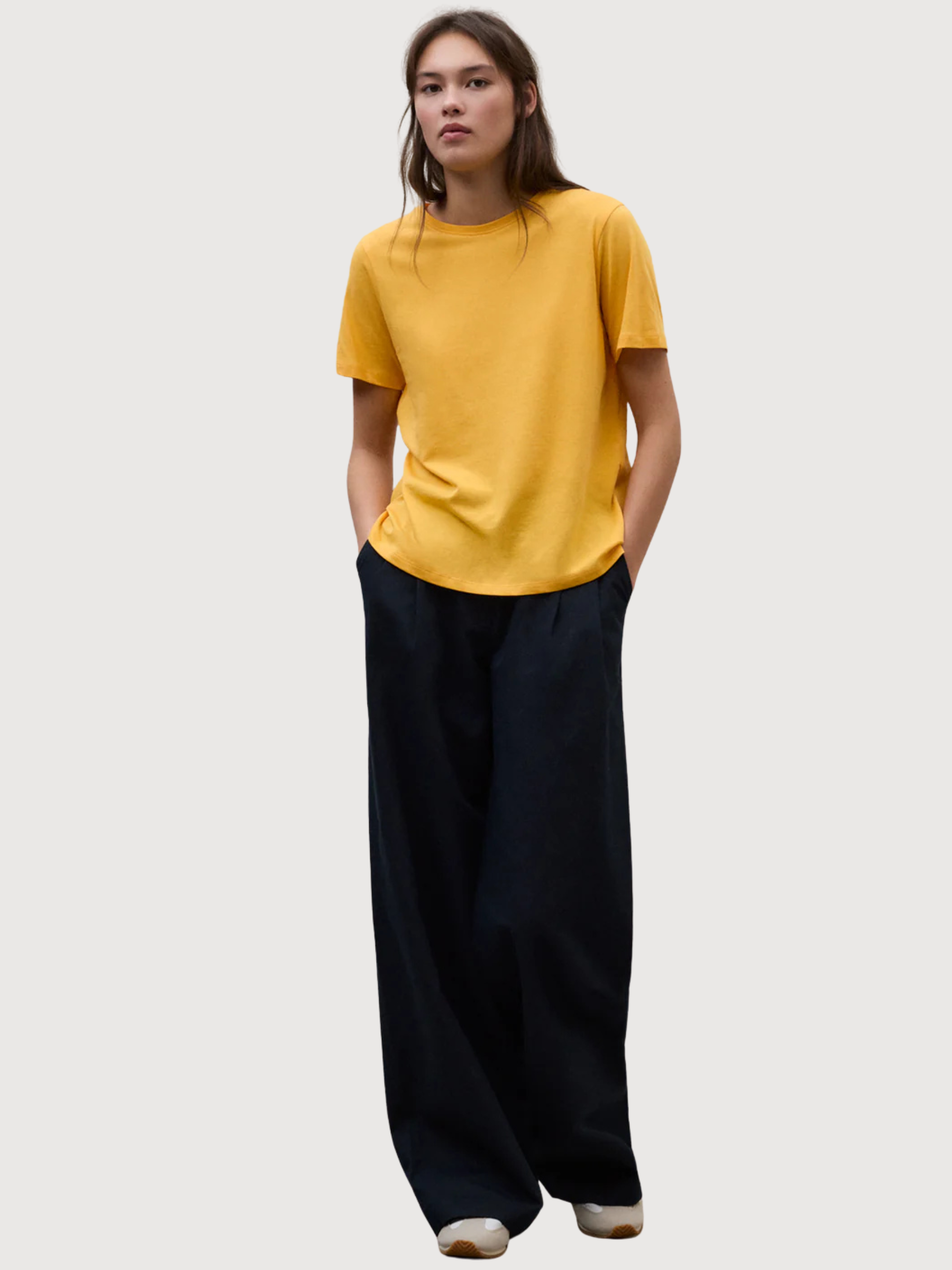 T-Shirt Lake Woman Tangerina | Ecoalf