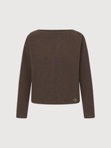 Pullover Natalilna Lana Marrone Scuro | Stapf