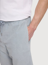 Shorts Corduroy Pull-On Man Pearl Blue | Mazine