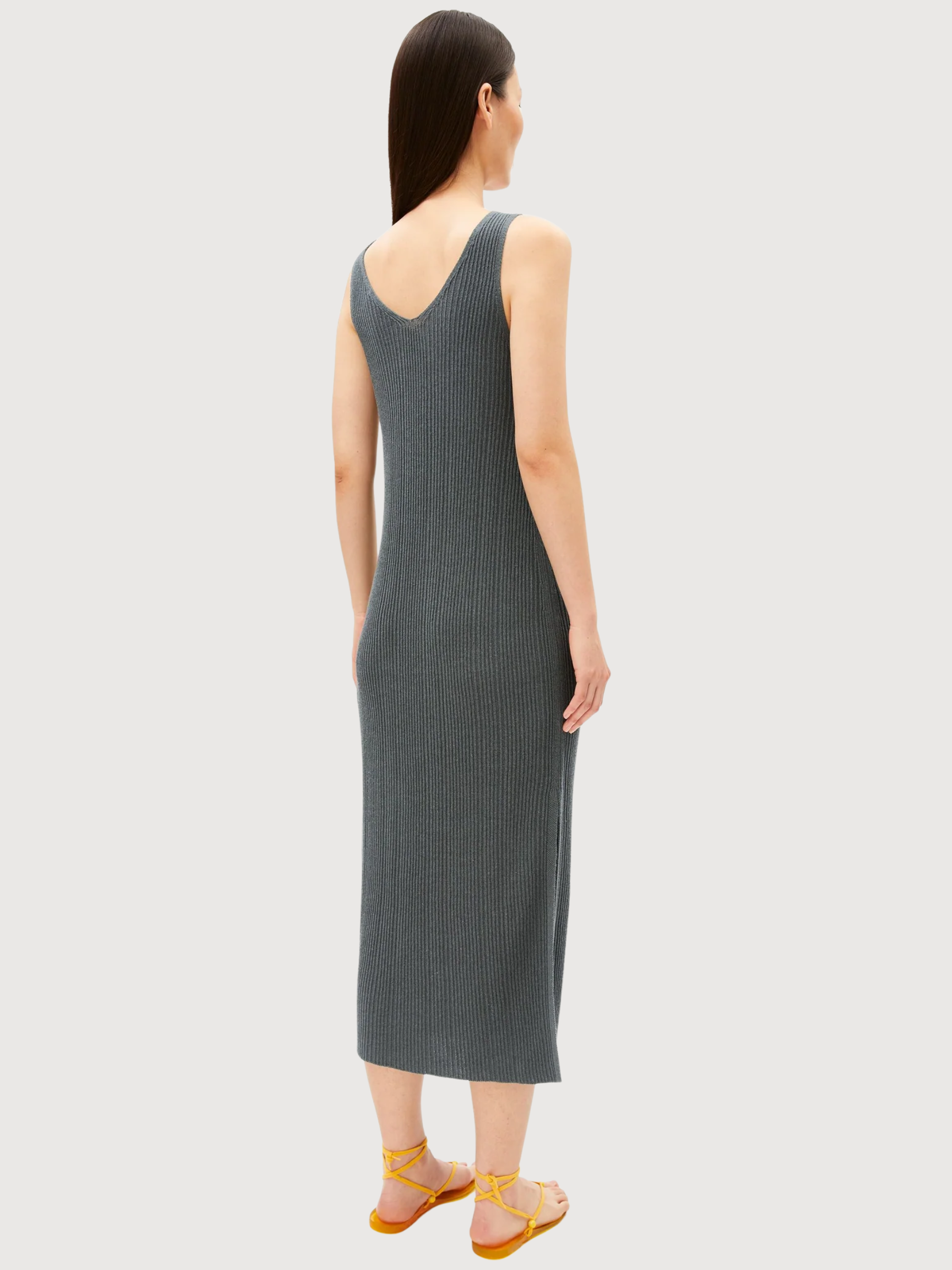 Abito in maglia misto lino Space Steel | Armedangels