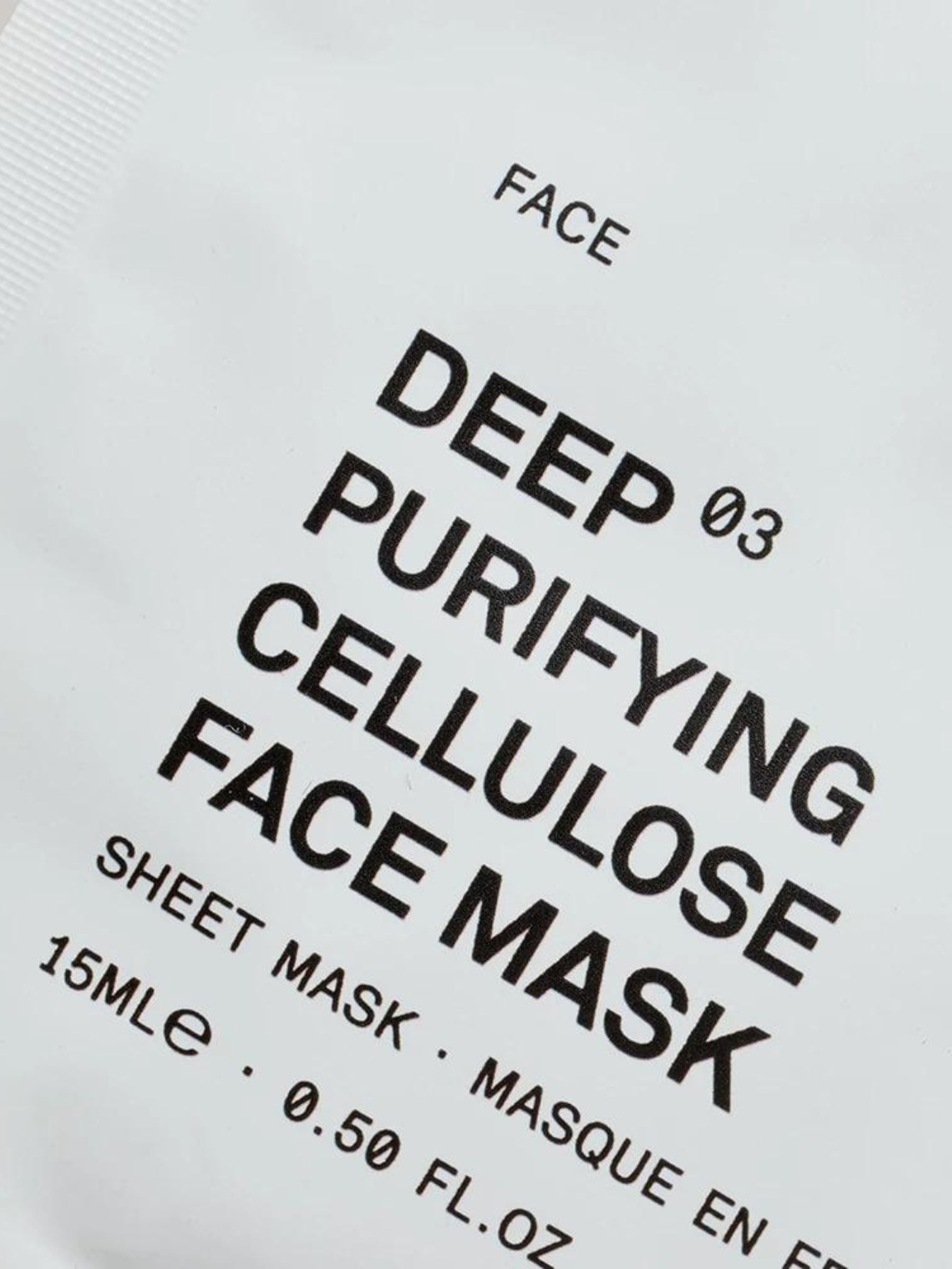 Tiefenreinigende Gesichtsmaske aus Cellulose | Team Dr Joseph