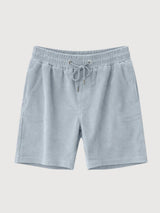 Shorts Corduroy Pull-On Man Pearl Blue | Mazine