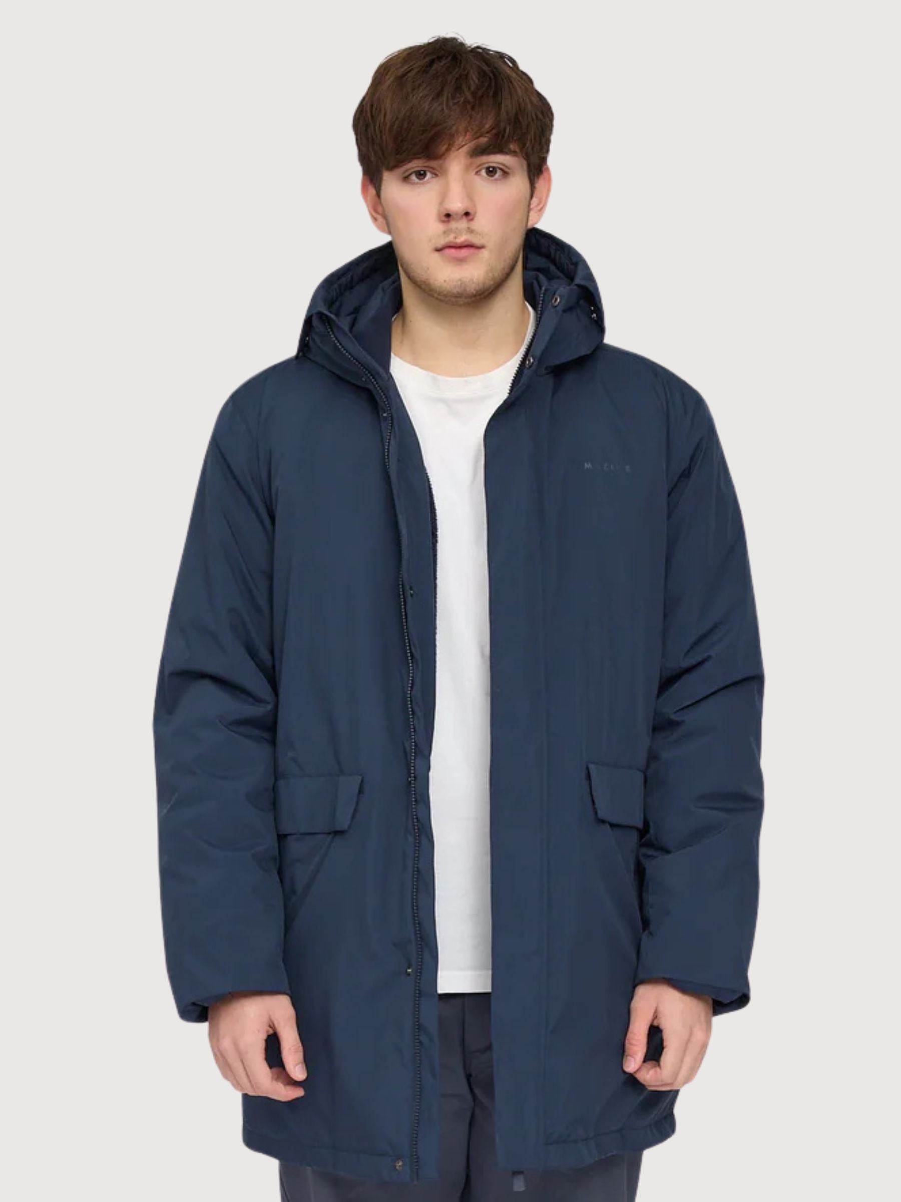 Parka imbottito blu scuro uomo | Mazine