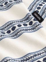 T-shirt Stockholm Floral Stripe Blue |  Dedicated
