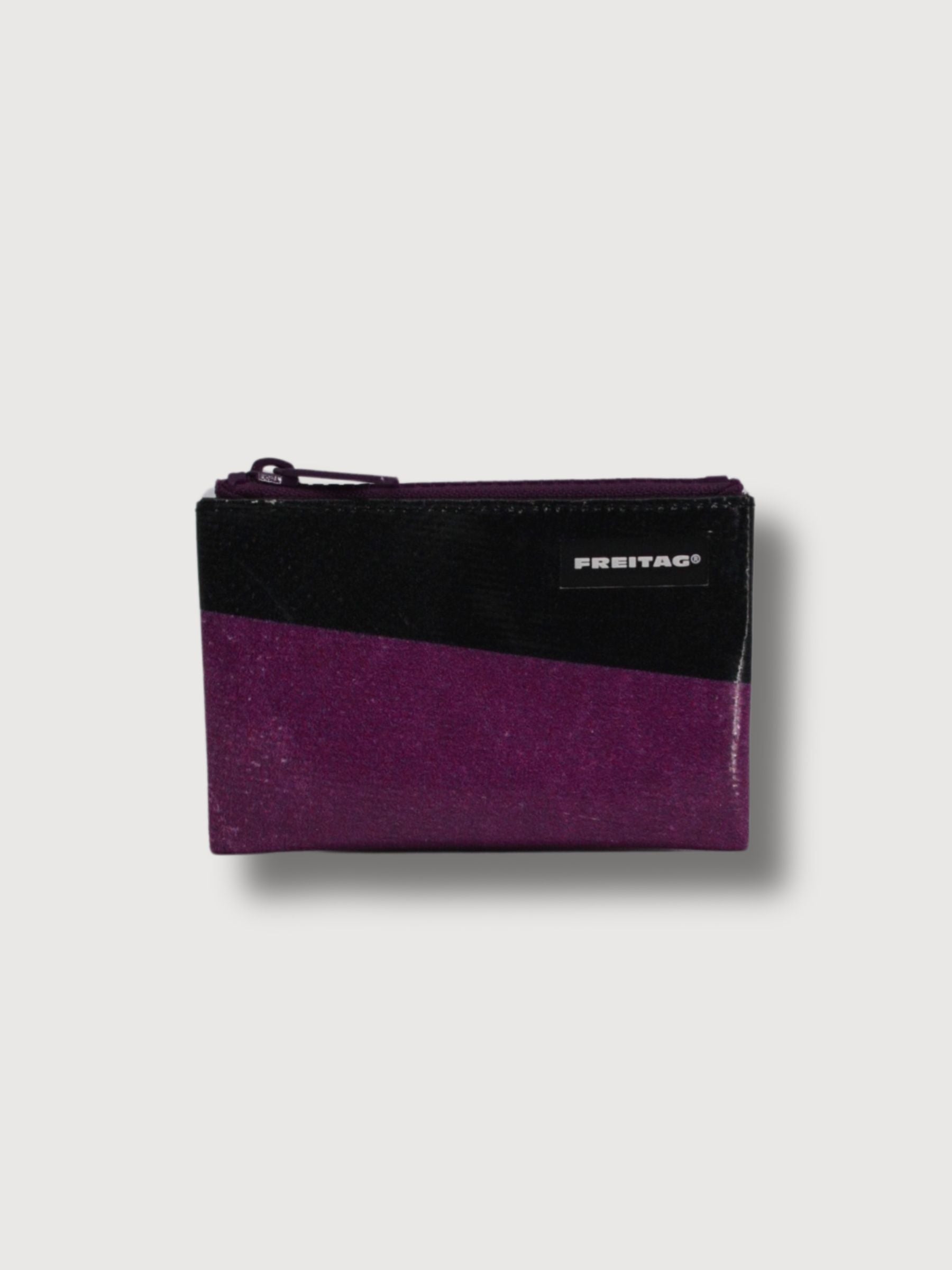 Pouch F05 Blair Purple and Black In Used Truck Tarps | Freitag