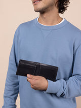 Brieftasche Joshua Schwarzes nachhaltiges Leder | O My Bag