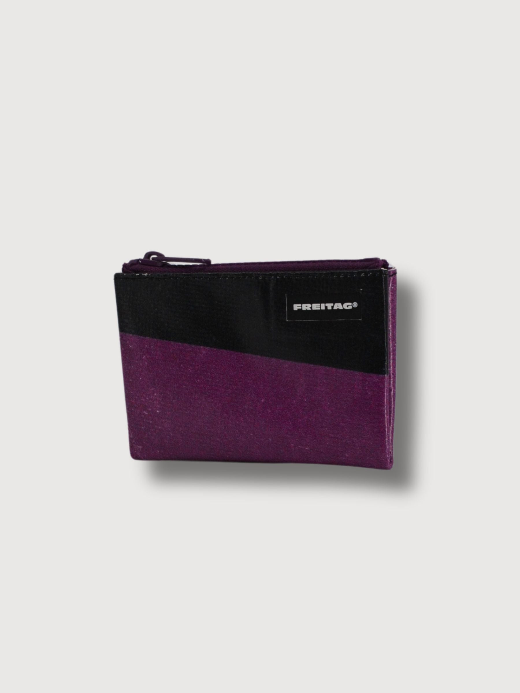 Pouch F05 Blair Purple and Black In Used Truck Tarps | Freitag