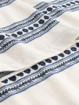 T-shirt Stockholm Floral Stripe Blue |  Dedicated