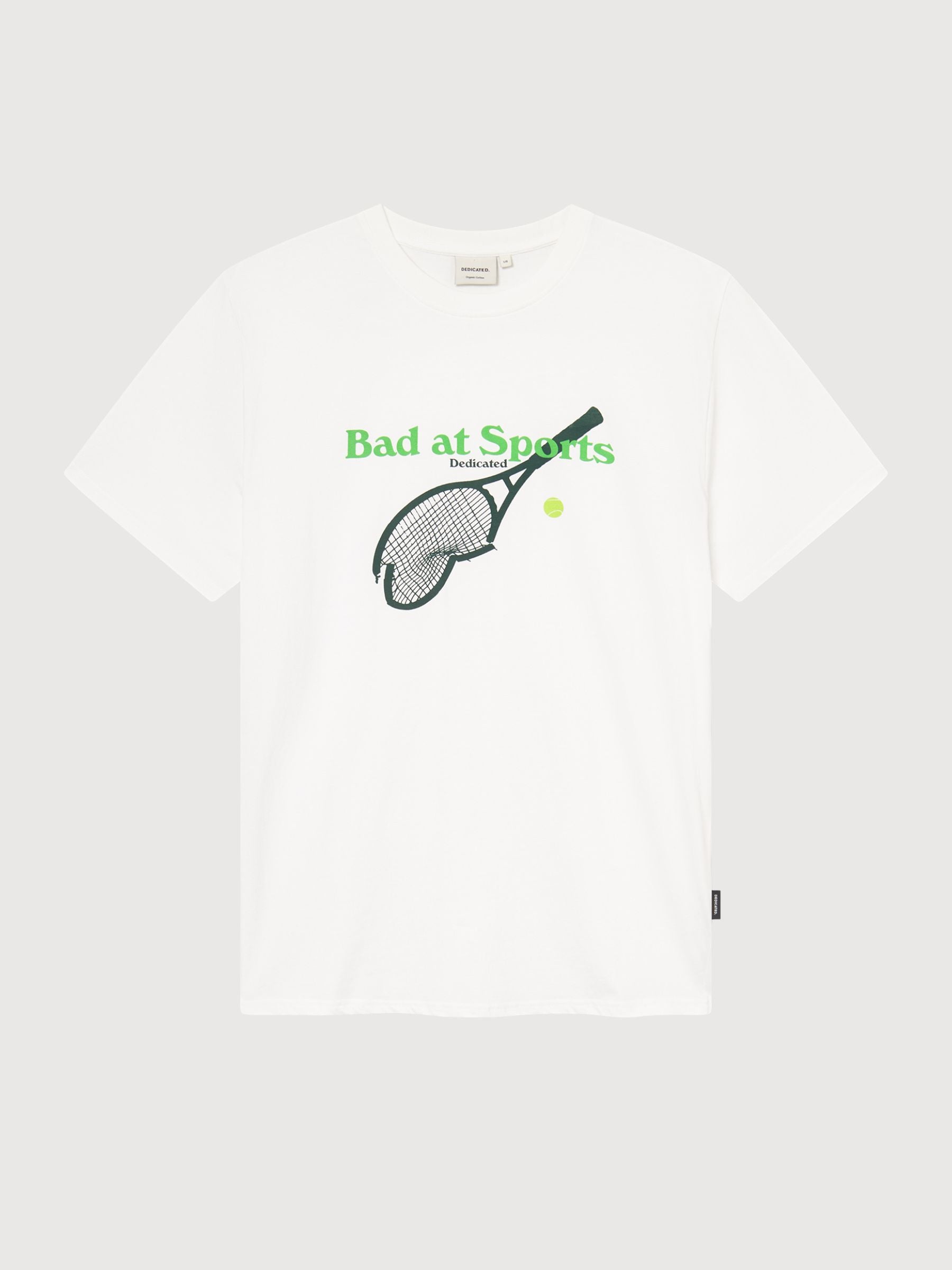 T-shirt Stockholm Bad At Sports White | Dedicated