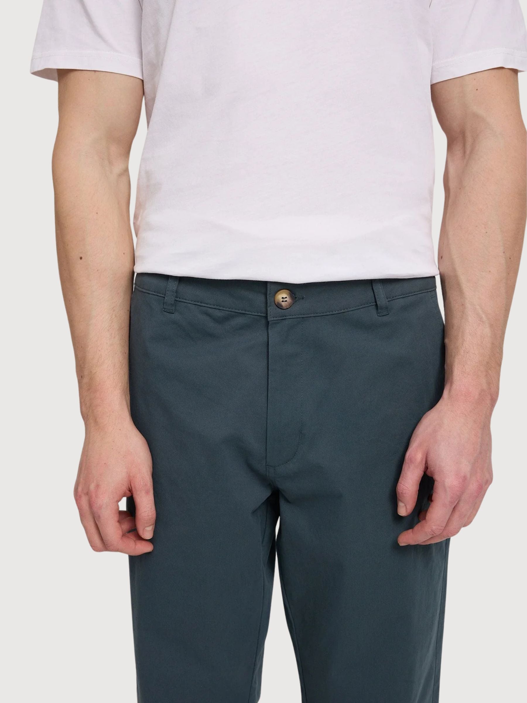 Pantaloni Chino Uomo Bottle Gots Cotone | Mazine