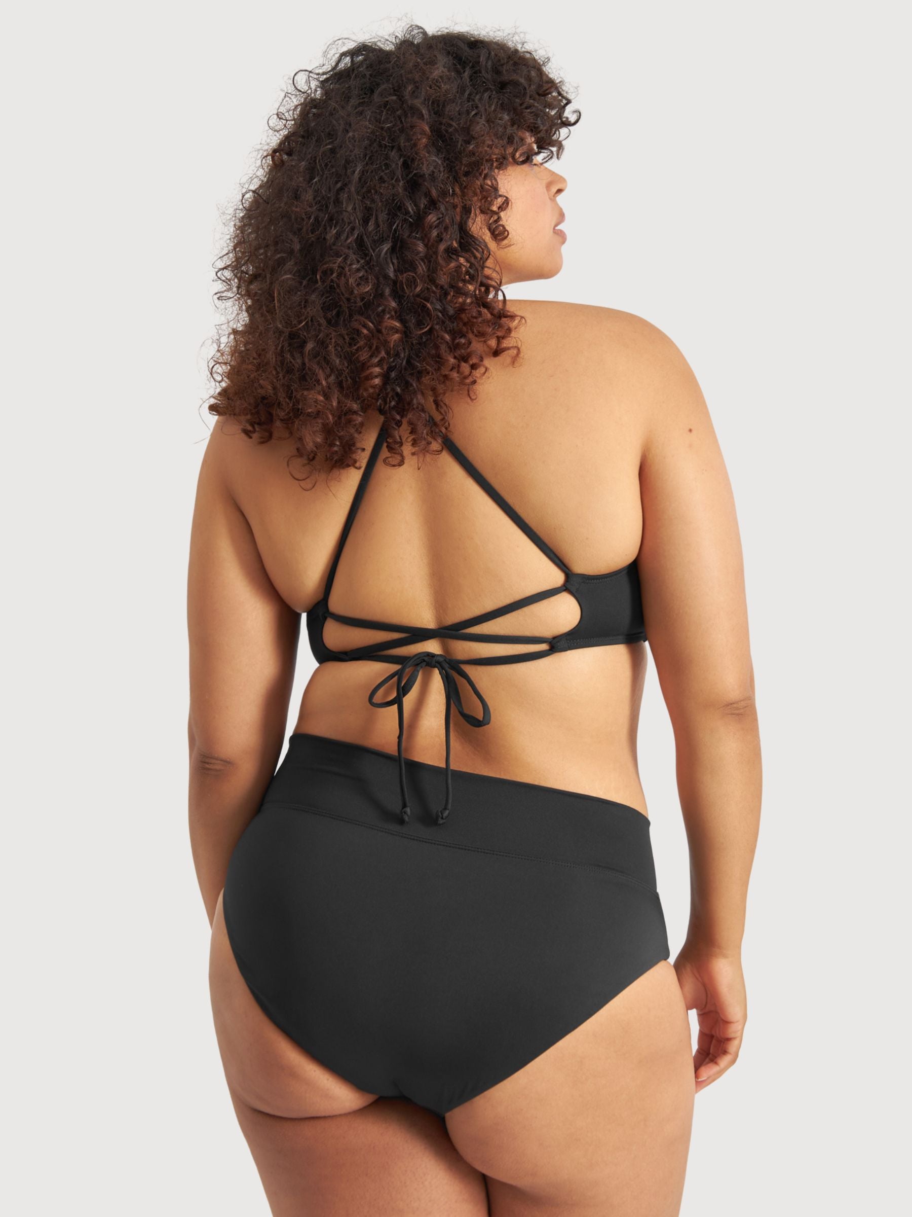 Slite Bikini Pants Schwarz | Dedicated
