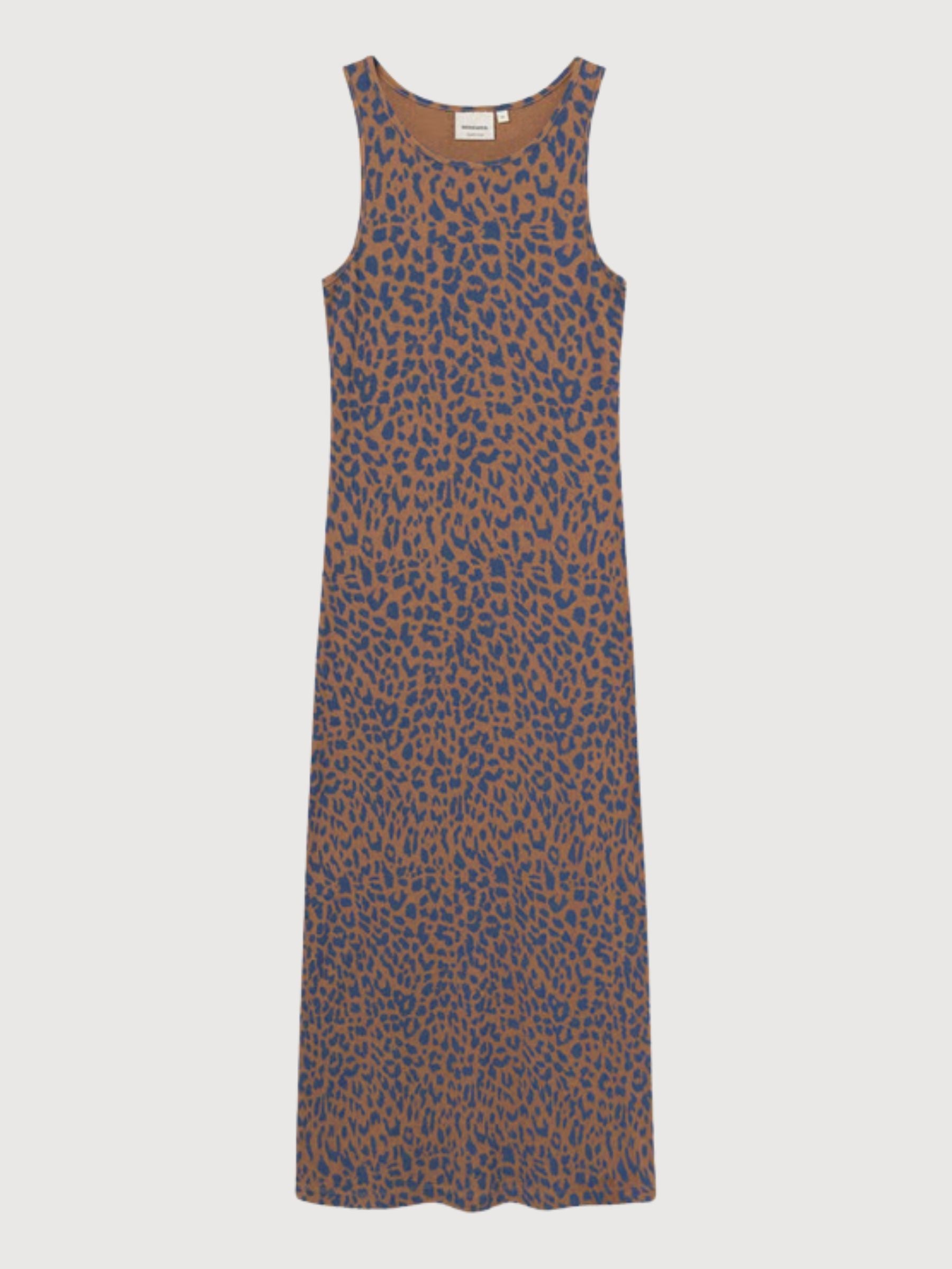 Rib Dress Motala Leopard Light Brown | Dedicated