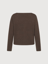 Pullover Natalilna Lana Marrone Scuro | Stapf