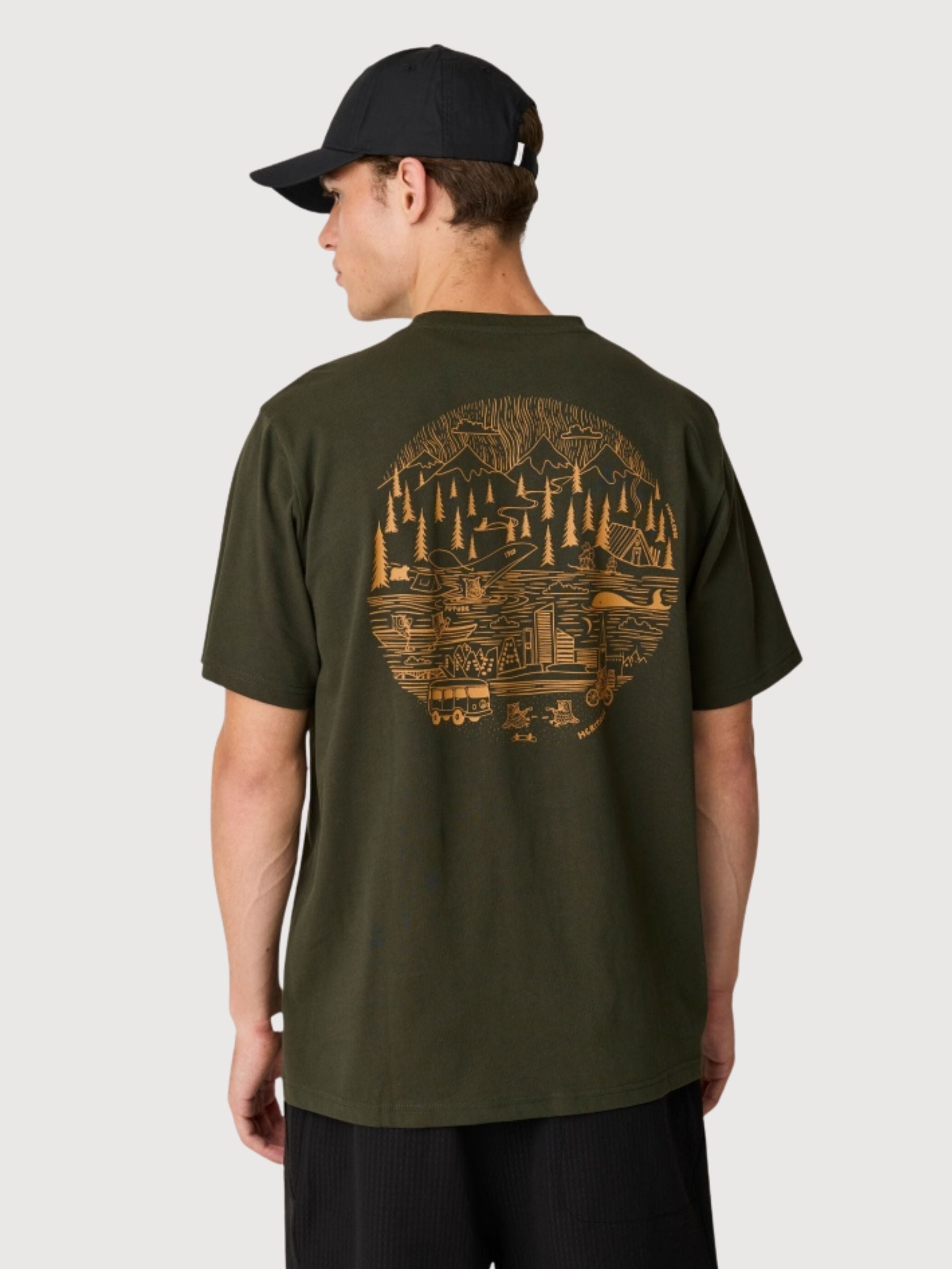 TShirt Forest Night Man | Knowledge Cotton Apparel