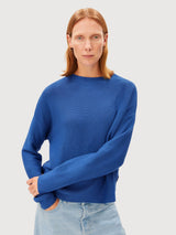 Pullover Merina Links Dynamo Blue | Armedangels