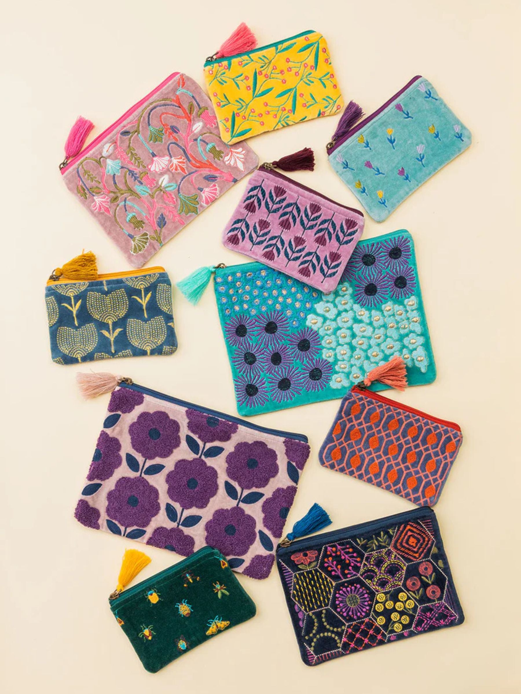 Velvet Bag BLOOM ART | Tranquillo