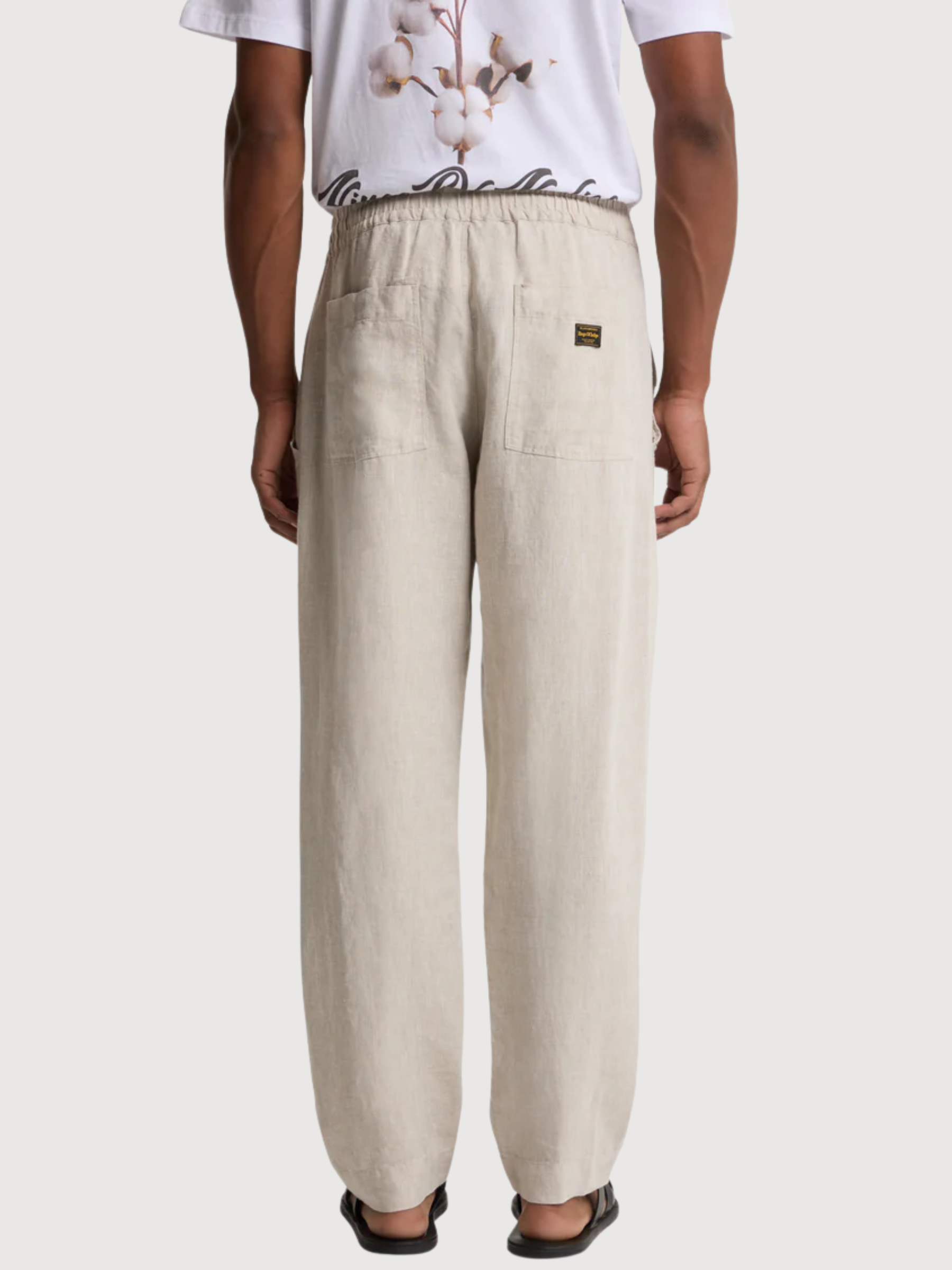 Trouser Martin Man Undyed Linen | Kings Of Indigo